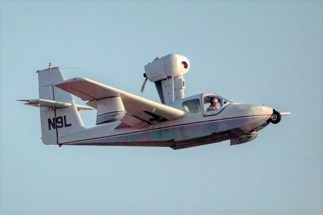 LAKE LA-200 (N9L) - Lake LA-4A departs Livermore Municipal Airport, Livermore CA. September 2020