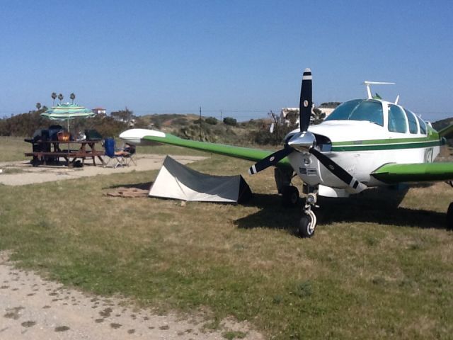 Beechcraft Bonanza (33) (N112TW) - Camping