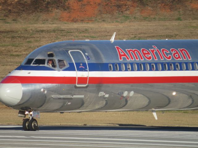 McDonnell Douglas MD-80 (N455AA) - Taken at airport overlook Dec. 1, 2013