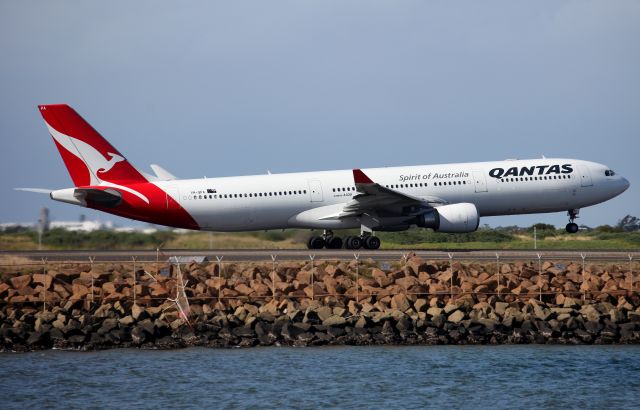 Airbus A330-300 (VH-QPA) - Lifting Off from Rwy 16R.br /The 333s seem to be the only Qantas Widebodies doing anything at the moment.this one is headed for Tokyo.