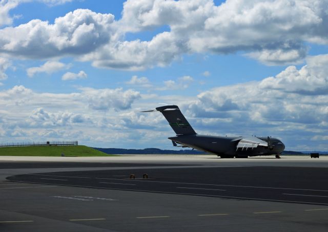 Boeing Globemaster III — - McChord C-17 parked on 726 AMS ramp at Spangdahlem Air Base, Germany