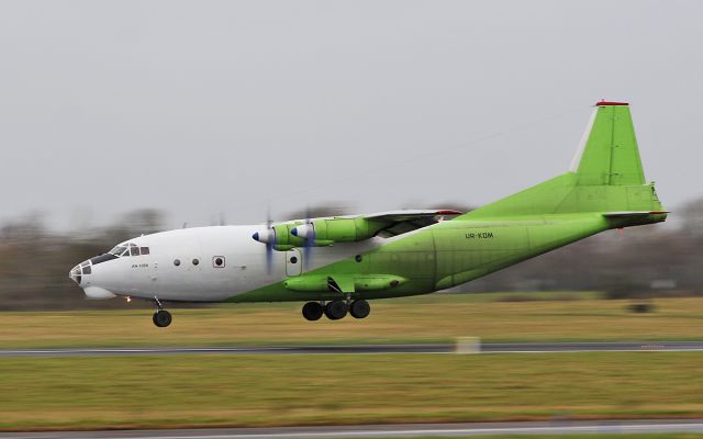 Antonov An-12 (UR-KDM) - cavok air an-12bk ur-kdm about to land at shannon 26/1/18.