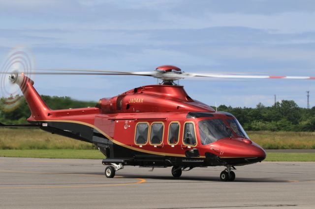 BELL-AGUSTA AB-139 (JA04AX) - June 23rd 2019:Japanese Company Ownership,Leonardo AW139, At Shikabe Airfield, Hokkaido, Japan.