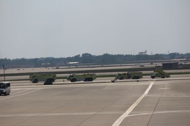 — — - 082512 call out on Rwy10-28, T3000 659, Stryker 654, E10, Stair 635. All were called off after 15 minutes