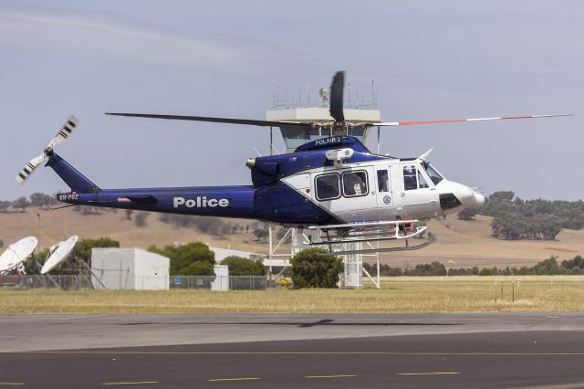 Bell 412 (VH-PQZ) - New South Wales Police Force (VH-PQZ) Bell 412EPI at Wagga Wagga Airport