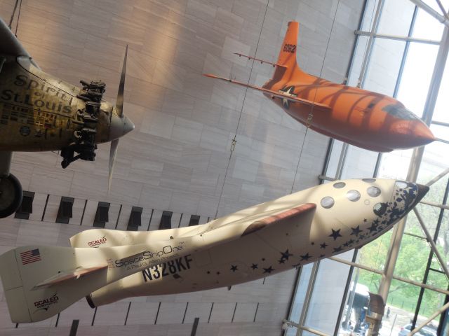 N328KF — - SpaceShipOne On Display at the National Air And Space Museum In 2015