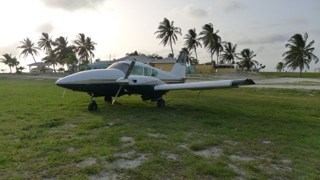 Piper Apache (N54861) - Scalawag at Pittstown Point, Crooked Island, Bahamas