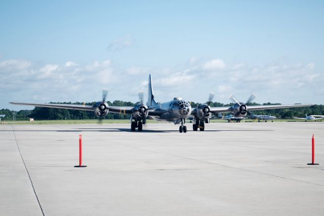 Boeing B-29 Superfortress (NX529B) - B-29 Fifi visits Charleston, SC - engine run-up.