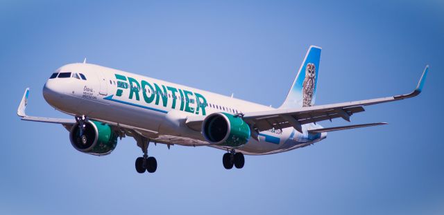 Airbus A321neo (N657FR) - SLC FT1:38 "Davis the Mexican Spotted Owl" 6-30-2025