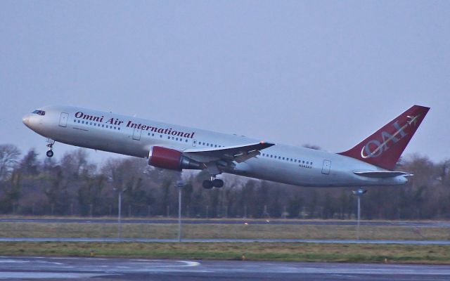 N342AX — - omni air 767-3 n342ax dep shannon 6/1/14.