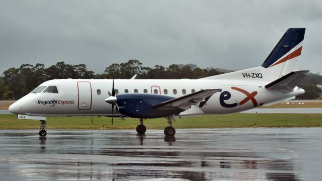 Saab 340 (VH-ZXQ) - Regional Express SAAB 340B VH-ZXQ (cn 423) at Wynyard Airport Tasmania Australia 31 July 2018.