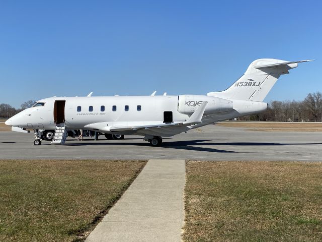 Bombardier Challenger 300 (N538XJ) - Date Taken: December 3, 2021br /Airport: London-Corbin Airport