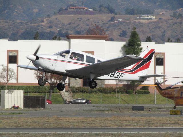 Piper Cherokee (N8483F) - Taking off RWY 26L