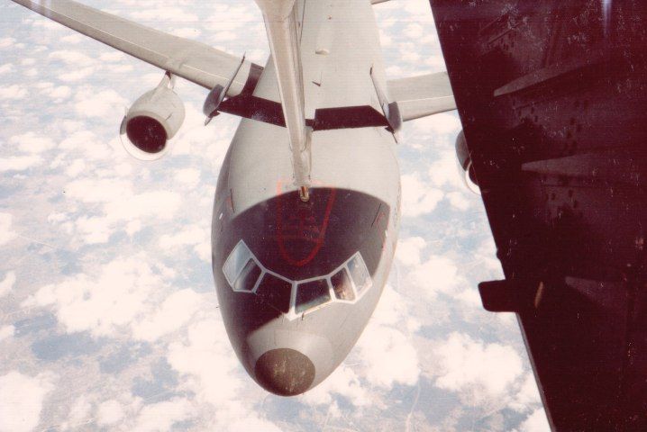 Bell UH-13H (N91711) - Boom operator view of KC-10 in contact