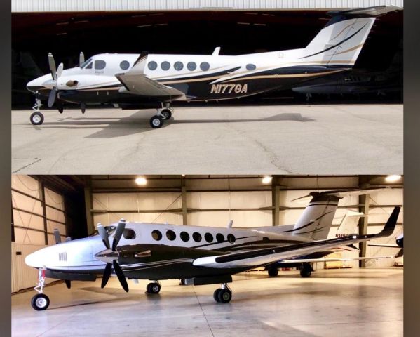 Beechcraft Super King Air 350 (N177GA) - Old paint job on top.br /Elliott lockers, Garmin, Stakes paint and interior 2018