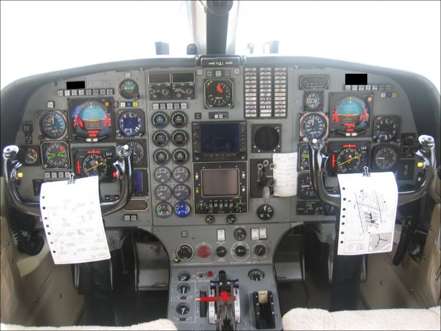 IAI 1124 Westwind — - A Westwind cockpit.