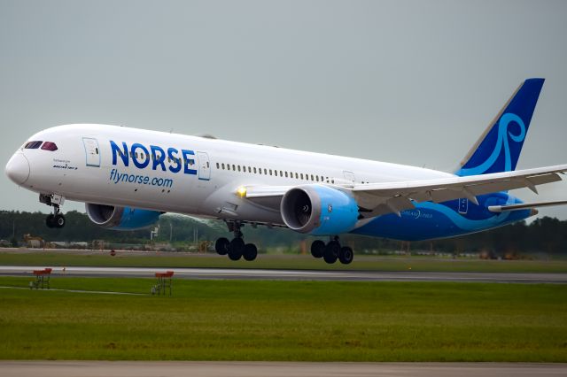 Boeing 787-9 Dreamliner (G-CKWS) - Year: 2019br /Make: Boeingbr /Model: 787-9 DreamLinerbr /Opby: Norse Atlantic Airwaysbr /Route: LGW -> MCObr /br /** First Photo of G-CKWS in Norse livery on FlightAware **