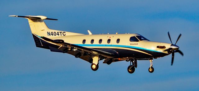 Pilatus PC-12 (N404TC) - N404TC 2017 Pilatus PC-12/47E C/N 1743 - North Las Vegas Airport  KVGTbr /Photo: TDelCorobr /December 15, 2023