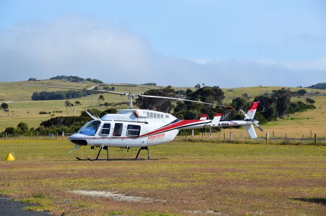 Bell JetRanger (VH-OAS) - Osborne Aviation Longranger at Flinders Island, Jan 2019