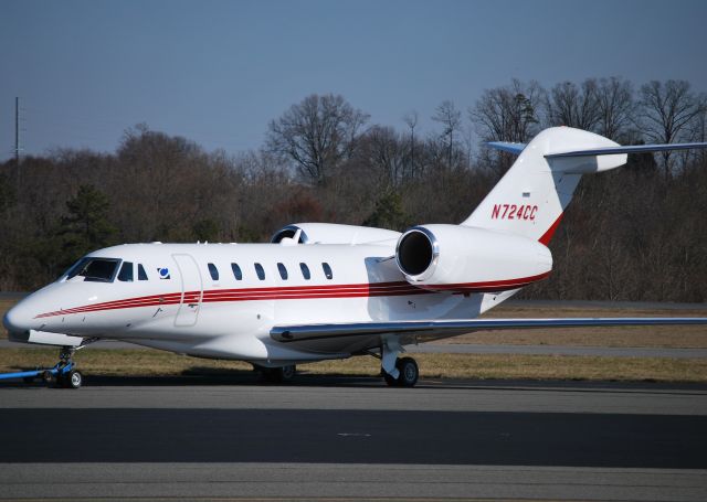 Cessna Citation X (N724CC) - CLEAR CHANNEL COMMUNICATIONS INC at KJQF - 2/20/12