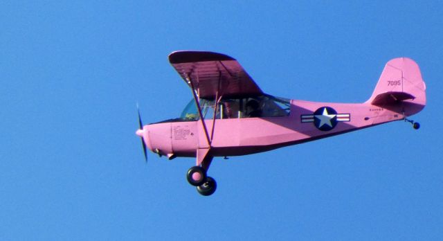 N4008A — - Flying the pattern is this 1947 Aeronca 7BCM Champion in the Autumn of 2022.