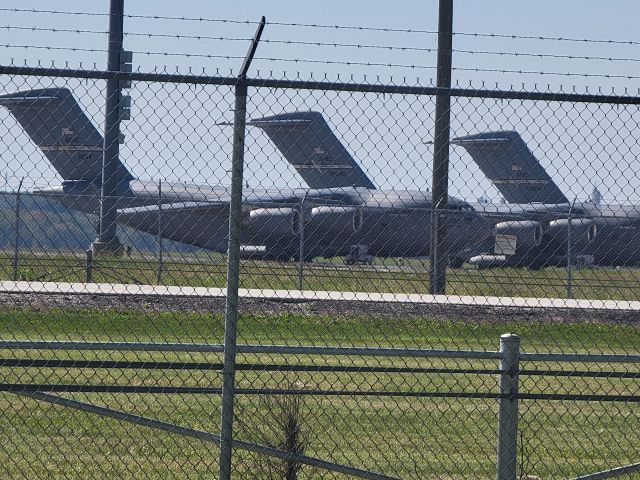 Lockheed C-130 Hercules (N70848) - The beautiful C130Js parked in Wright Patterson Airforce Base getting ready to head out. This is the best I could get standing from the outside parameter. 