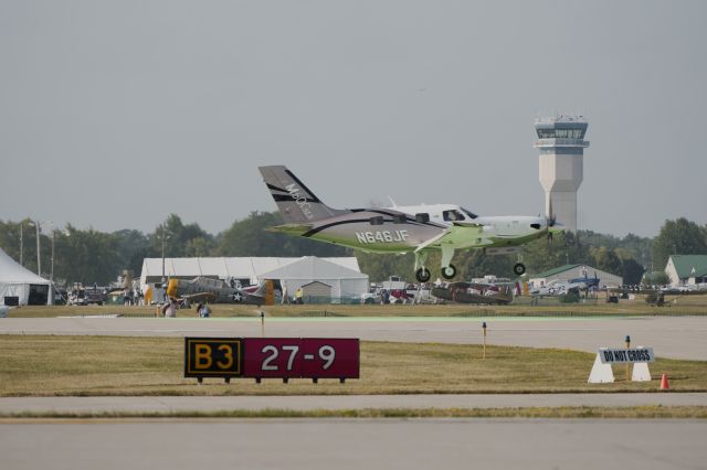 Piper Malibu Meridian (N646JF) - EAA Airventure 2023 Arrivals, Jun 23