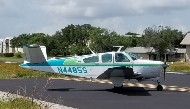 Beechcraft 35 Bonanza (N4485S) - Run-up area for 17