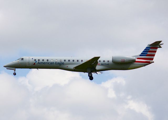 Embraer ERJ-145 (N675AE) - At Shreveport Regional.