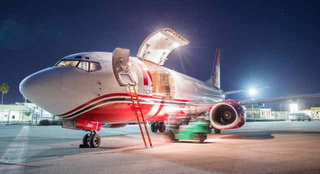 Boeing 737-700 — - Early morning freight run out of Santa Maria, CA