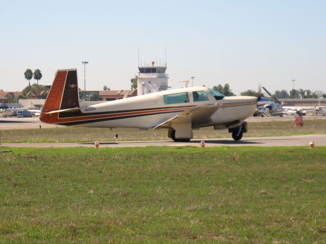 Mooney M-20 (N201KR) - Holding short of RWY 24