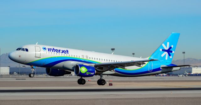 Airbus A320 (XA-JCV) - XA-JCV Interjet Airbus A320-214 - cn 3514 (ecojet) - Las Vegas - McCarran International (LAS / KLAS)br /USA - Nevada,  January 11, 2019br /Photo: TDelCoro