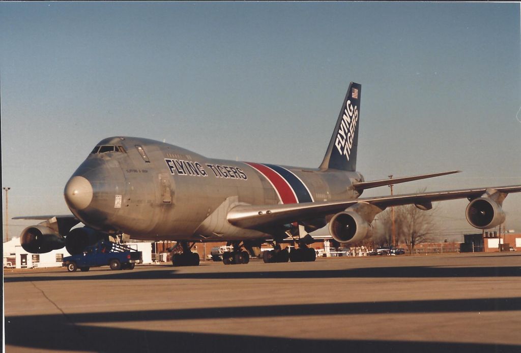 Boeing 747-200 (N810FT) - Scanned from print. 1989.