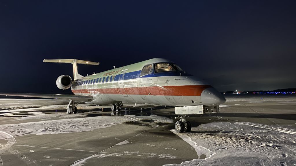 N842AE — - The last deicing of 842 in MHK in February 2021