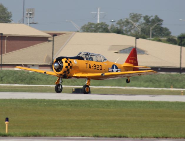 — — - On the apron watching the T-34 take off from Runway 12 KGYY.