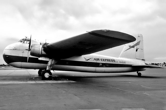 Cessna Centurion (VH-SJG) - AIR EXPRESS - BRISTOL B170-MK31E - REG : VH-SJG (CN 12799) - ESSENDON AIRPORT MELBOURNE VIC. AUSTRALIA - YMEN 3/1/1978