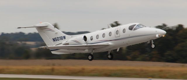 Beechcraft Beechjet (N501BW) - Departing rwy 09, fall of 2016...