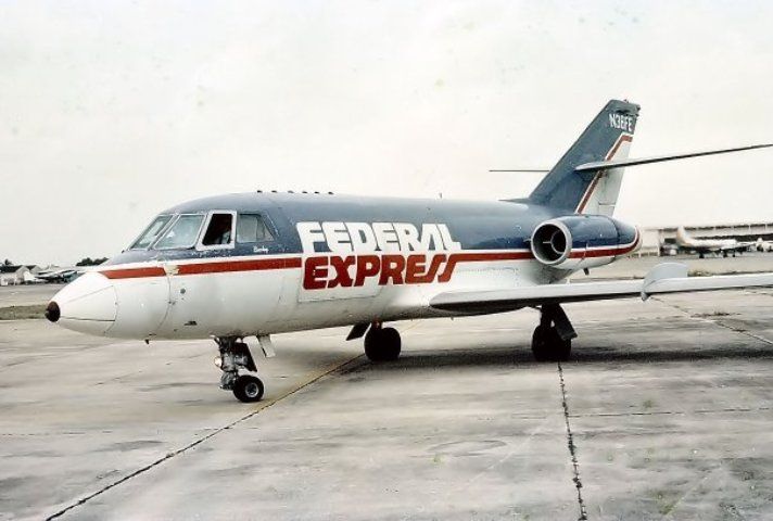 N36FE — - Federal Express Dassault Falcon (Mystere) 20DC N36FE (cn 218) "Becky" (1980-1983)