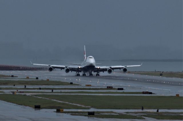 Boeing 747-400 (G-CIVY) - KSFO - March 14, 2020............This turns out to be my last British Airways 747-400 photo( 28853 Ln 1178) landing at a rainy San Francisco International. I never would have expected this to be the last one I saw at SFO back in March 2020. A 747 World Globetrotter delv new to BAW in Sept 1998 and now Summer 2020 British Airways has retired all of their 747s to storage facilities around the Globe. Such a great Airliner..........