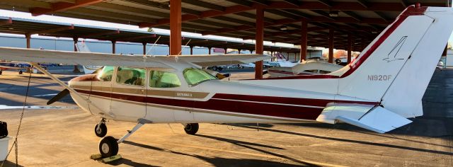 Cessna Skyhawk (N1920F) - N1920F on ground at KSAC ramp December, 2017