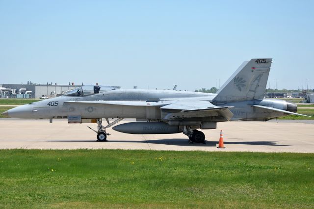 McDonnell Douglas FA-18 Hornet (16-2867) - F/A-18A+, of VFA-87, Golden Warriors. Circa 2012