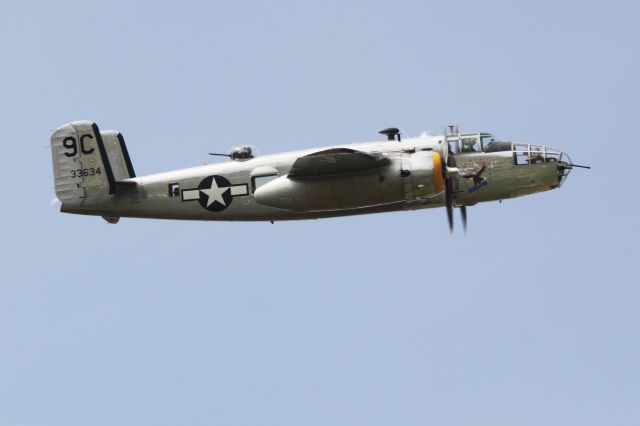 North American TB-25 Mitchell (N33634) - Smile...youre on camera!