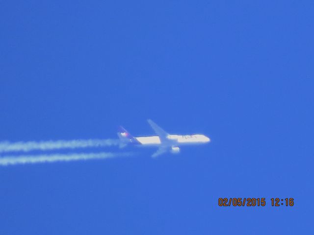 BOEING 767-300 (N110FE) - FedEx flight 817 from GEG to MEM over Southwestern Missouri at 37,000 feet.