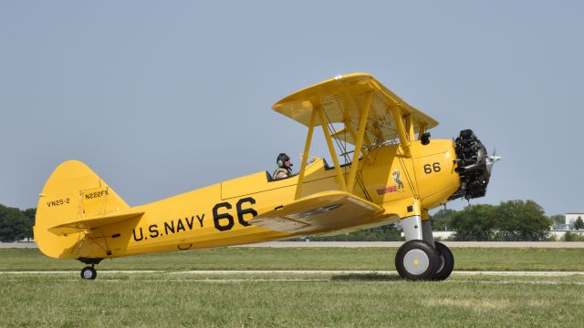 Boeing PT-17 Kaydet (N222FK) - Airventure 2019