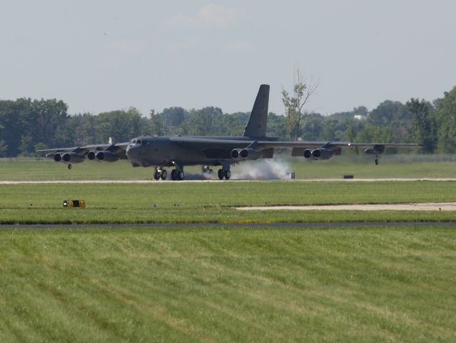 Boeing B-52 Stratofortress — - The Buff touches down at MTC for the Airshow.