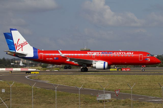 Embraer 170/175 (VH-ZPK) - 24 NOV 2012