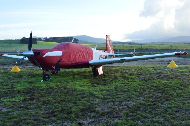 Mooney M-20 (VH-YMB) - Mooney VH-YMB at dawn on Flinders Island, March 2016