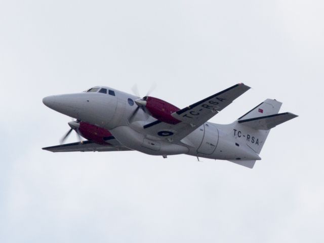 British Aerospace Jetstream 31 (TC-RSA) - Take off runway 06 at Sabiha Gökçen airport, Istanbul, Turkey | 15 SEP 2014.