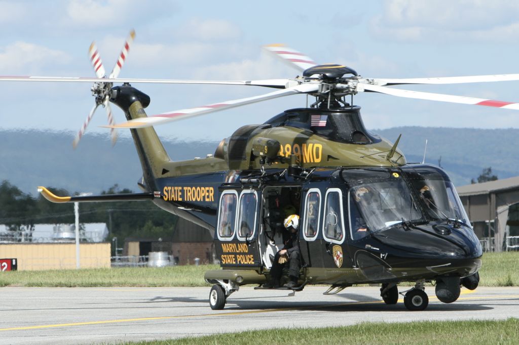 BELL-AGUSTA AB-139 (N389MD) - September 14, 2023 at the base