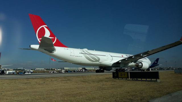 Airbus A330-300 (TC-JOK) - An aircraft angle on the way to flight. (21.07.2015)